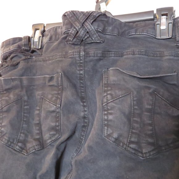 [ripped] Skinny Gothic Peekaboo eyelet pants Tripp NYC size 15 - Picture 3 of 16